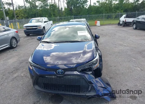 2021 Toyota Corolla Hybrid Le из США, поврежденный, VIN JTDEAMDE0MJ012536